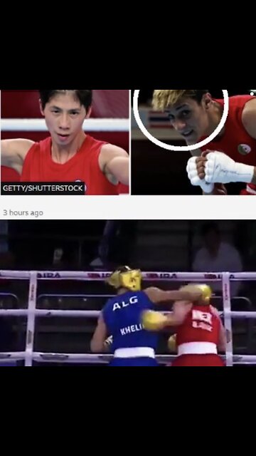 the woke olympia 2024 men beating up a real woman with great success.. he won the fight