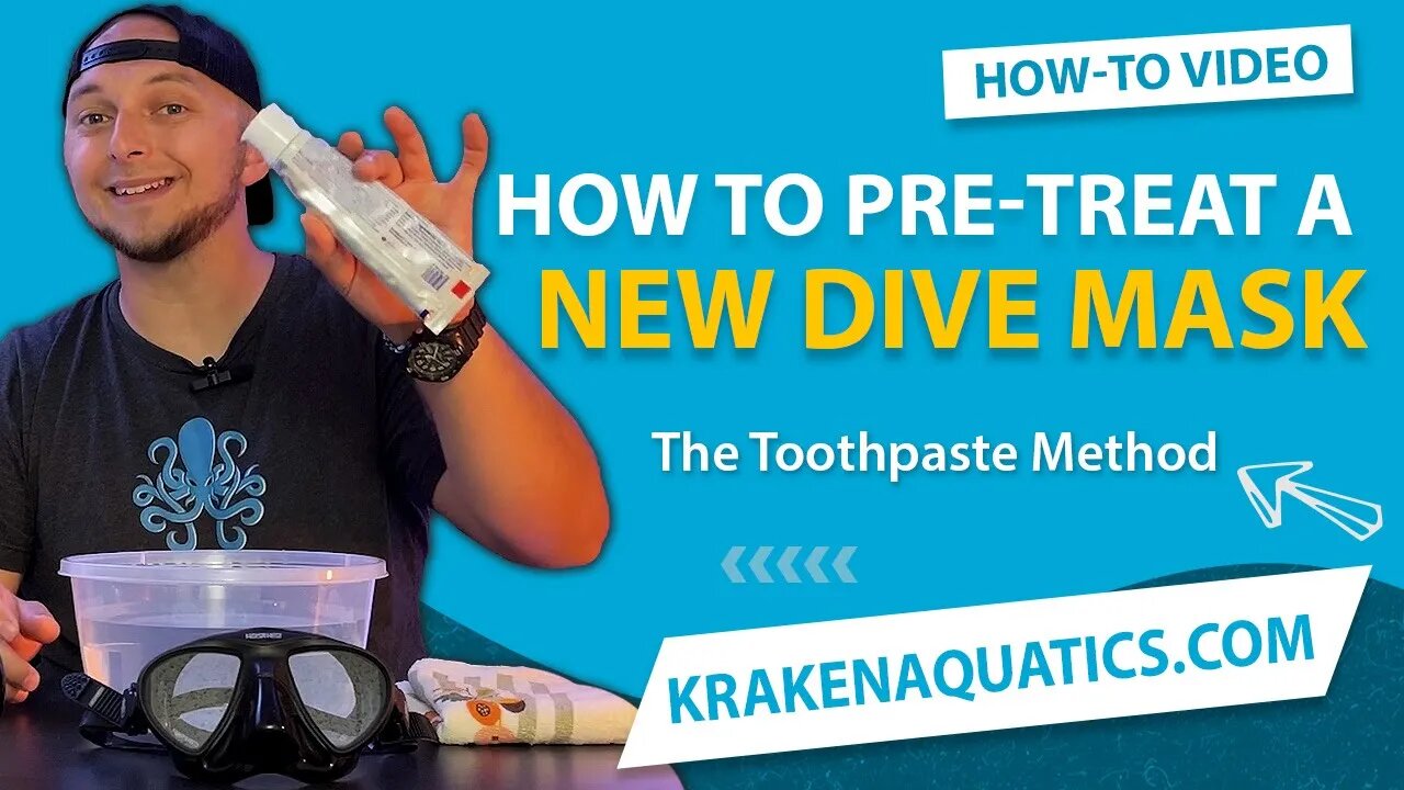 How To Pre-Treat a New Dive Mask and Prevent Fogging | The Toothpaste Method