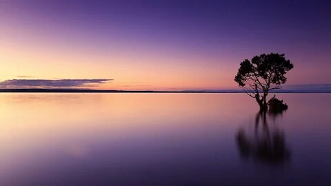 ♥♥ Relaxing 3 Hour Video of a Waterfall on an Ocean Beach at Sunset