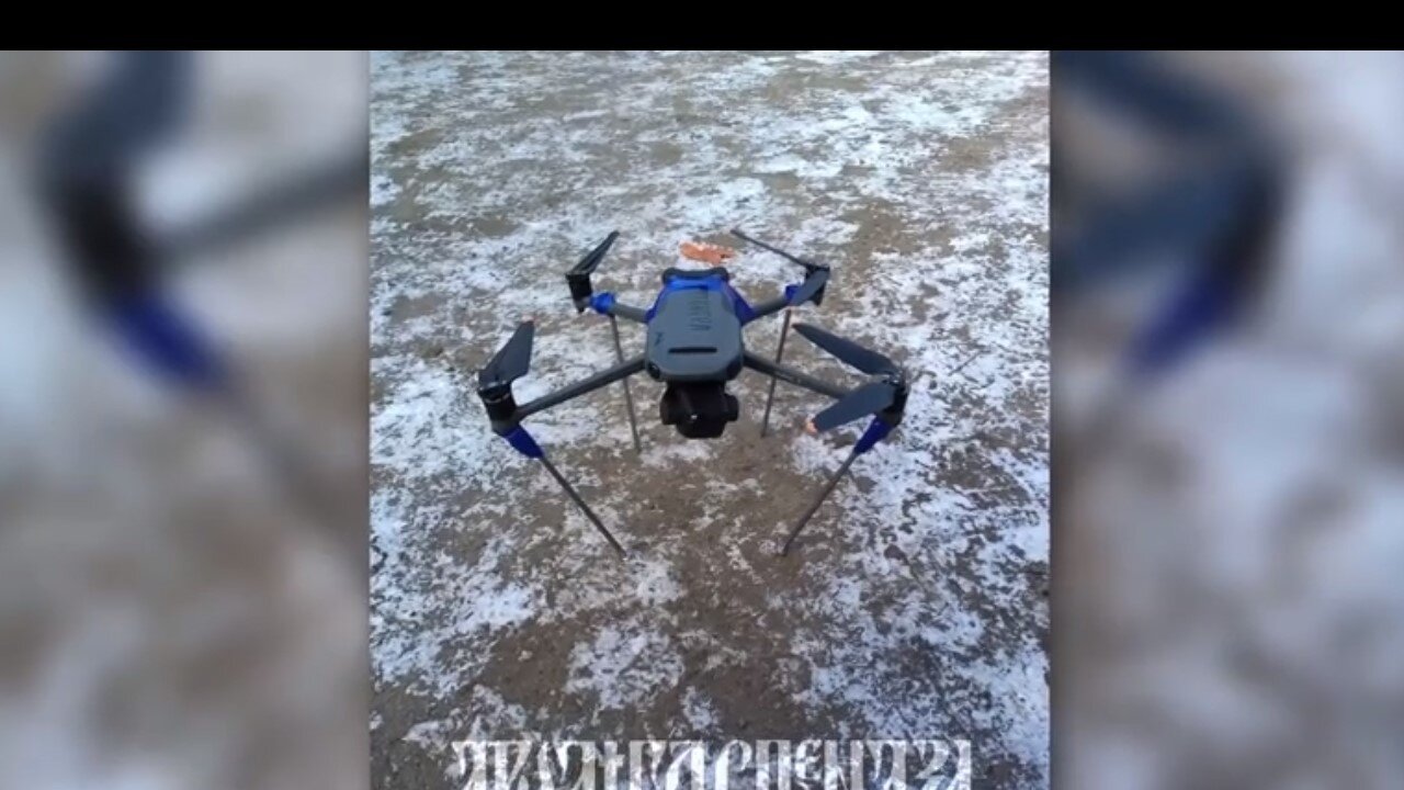 Russian drone modification for a more effectively ramming the enemy drones