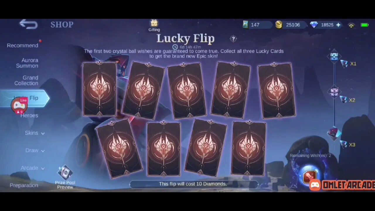 Lucky Flip MLBB Event Pattern Server Trick Tutorial How to get Hylos Time Limited Epic Skin