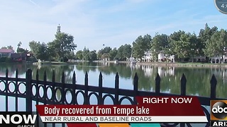 Body recovered from Tempe lake