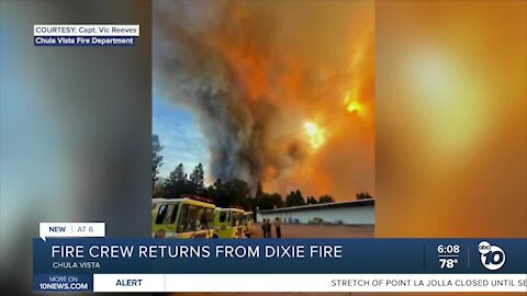 Fire crew returns from Dixie Fire