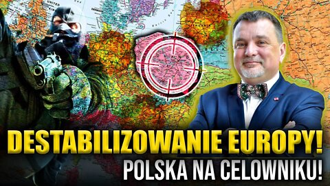 Trwa DESTABILIZACJA EUROPY! Prof. Zapałowski: Polska jest na celowniku! Rosyjskie służby działają