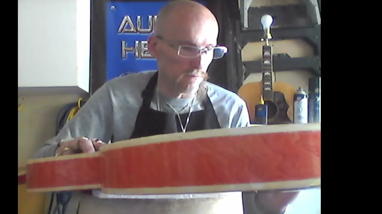 Everything under the sun: Guitar build episode 15 Sanding and buffing