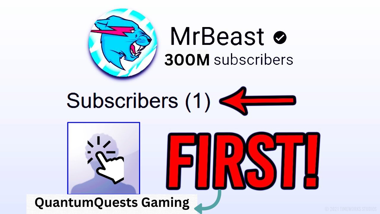 I am MRBeast first subscriber