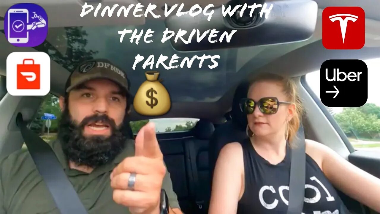 UberEats And DoorDash Dinner Shift In Tesla Model Y With The Driven Parents Thursday Vlog 7/14/2022