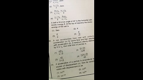 Physics NEET Questions 🤯