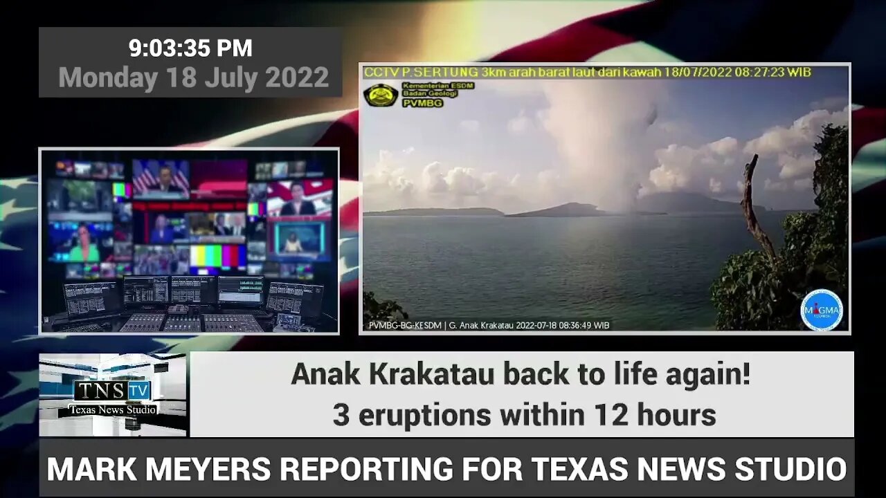 BREAKING: Anak Krakatau back to life again! 3 eruptions within 12 hours