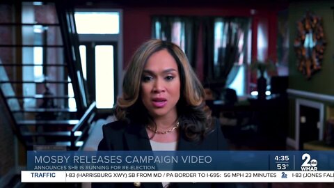 Mosby releases video on revamped campaign site announcing reelection bid