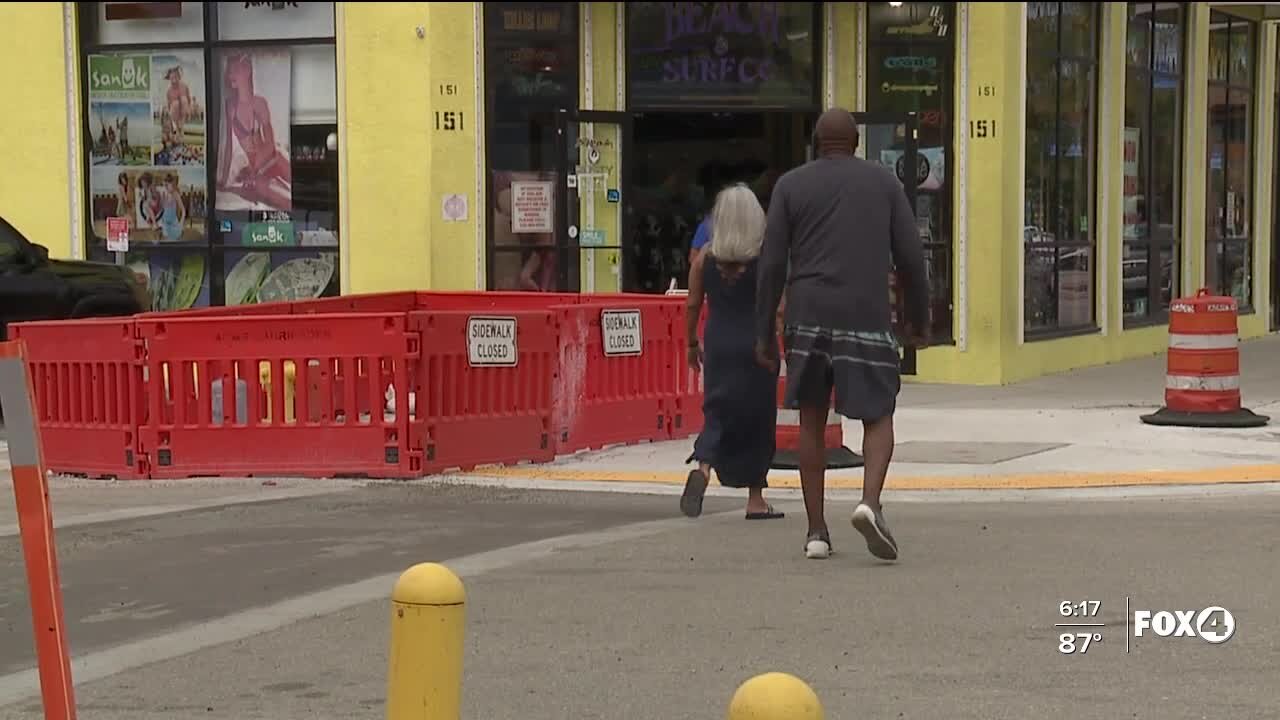 Road construction continues on Fort Myers Beach