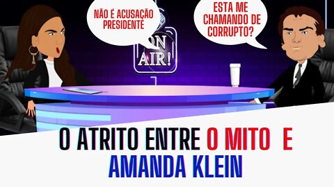 O Mito discute com Amanda Klein sobre supostas compras de imóveis