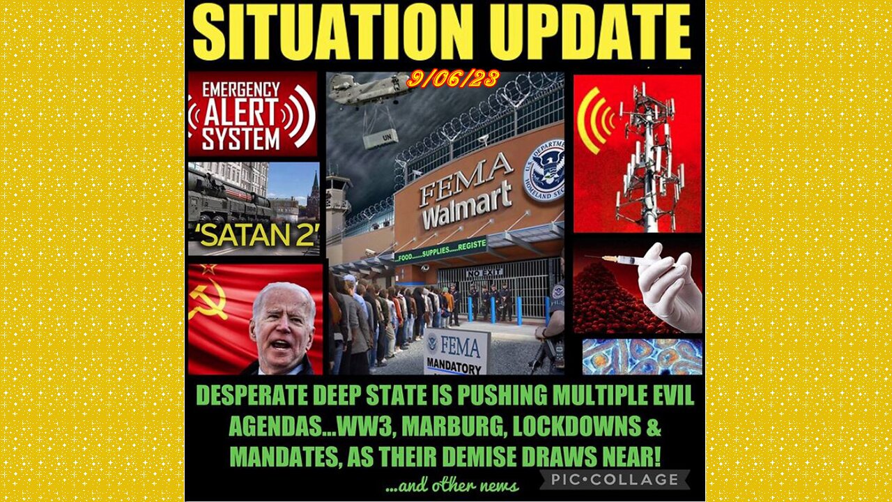 SITUATION UPDATE 9/6/23 - Byedin Pushing Us Into War W/Russia, Fed Protection Program, Ben Fulford