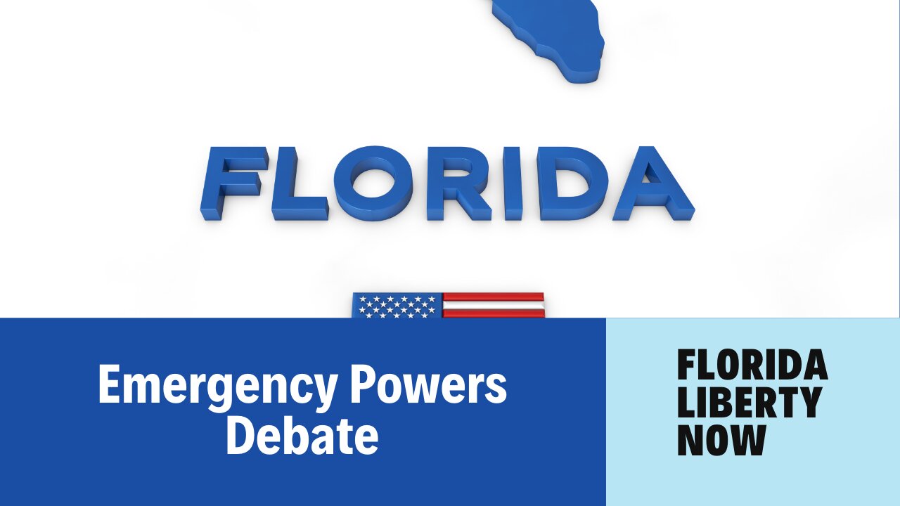 Florida opts for liberty in emergencies