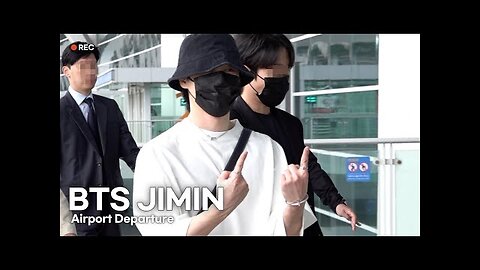 BTS JIMIN Airport Departure