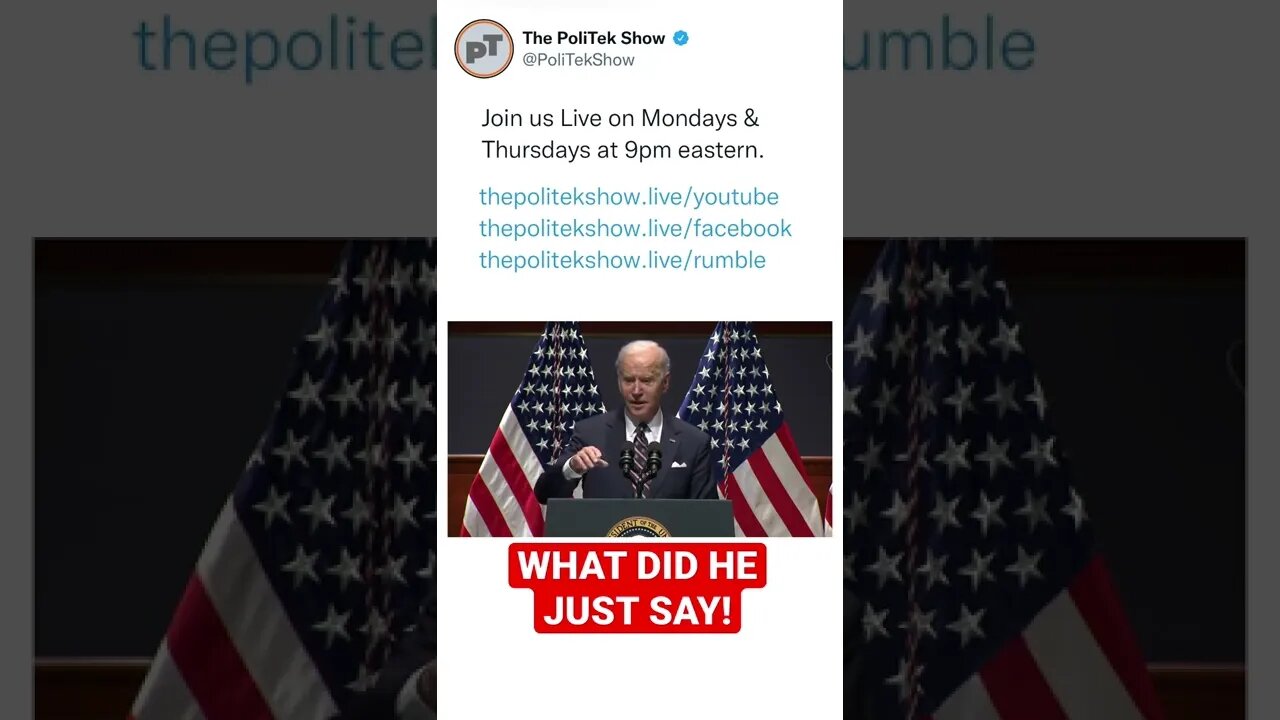 What did He just say! Biden being his racist self. #shorts