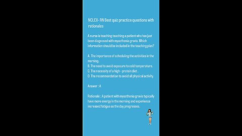 NCLEX-RN Professional standard quiz questions with rationals