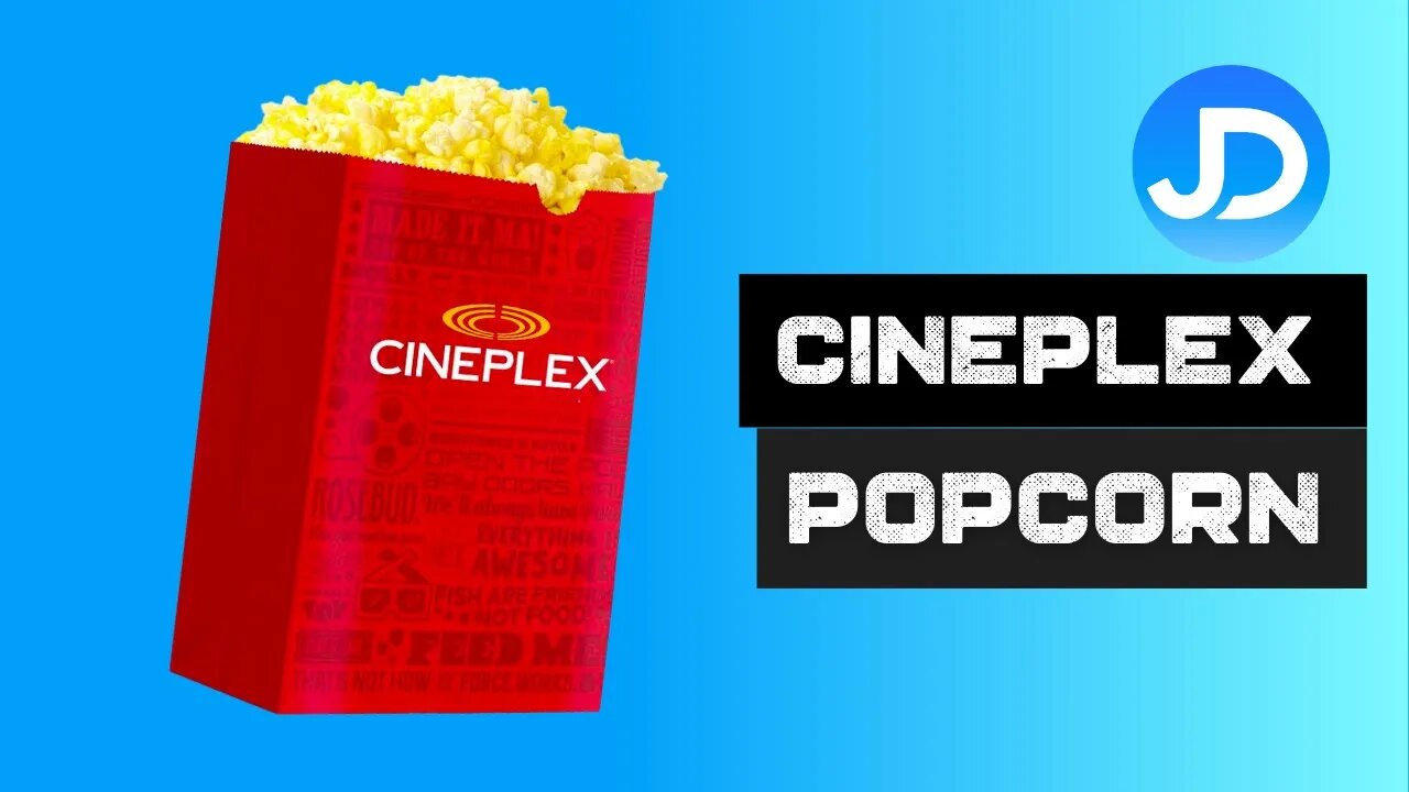 Cineplex Popcorn review (Movie Theatre Popcorn)