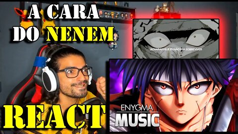 YERIK REACT - Chamas Negras Mortais | Hiei (Yu Yu Hakusho) | Enygma