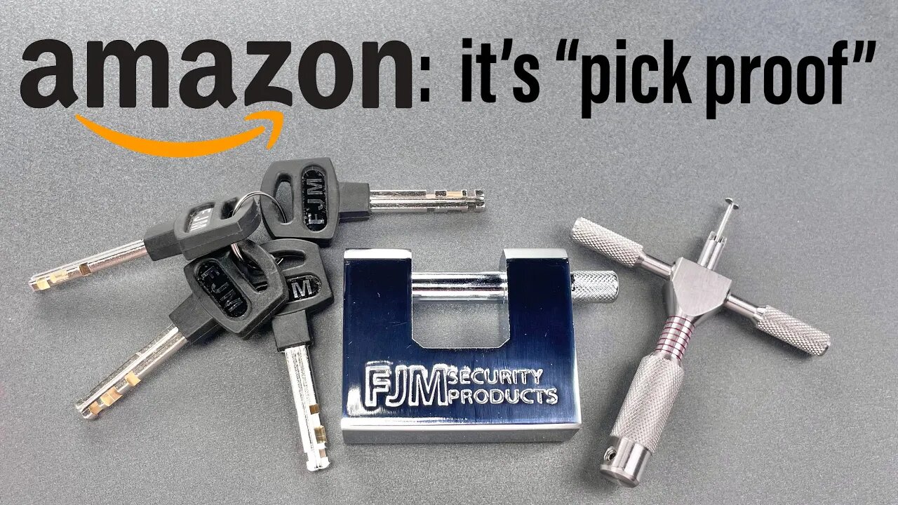 [1384] Amazon Says It’s “Pick Proof”: FJM Shutter Lock