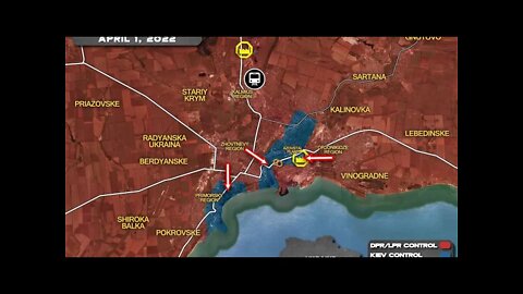 Azov near annihilation. Recent Map. Russian troops dancing. High Morale. Mariupol.