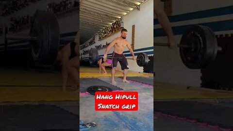 Hang Hipull Snatch Grip