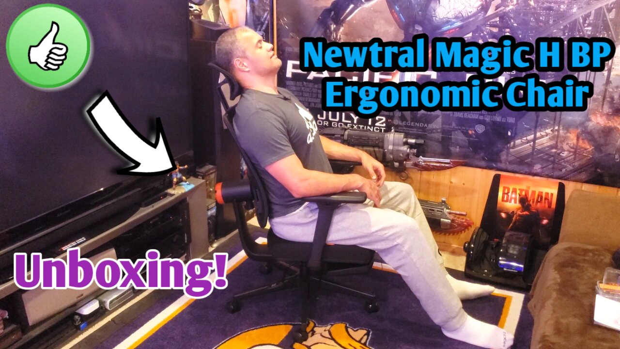 Newtral Magic H BP Ergonomic Chair with Footrest - Home Office Desk with Auto Lumbar - UNBOXING