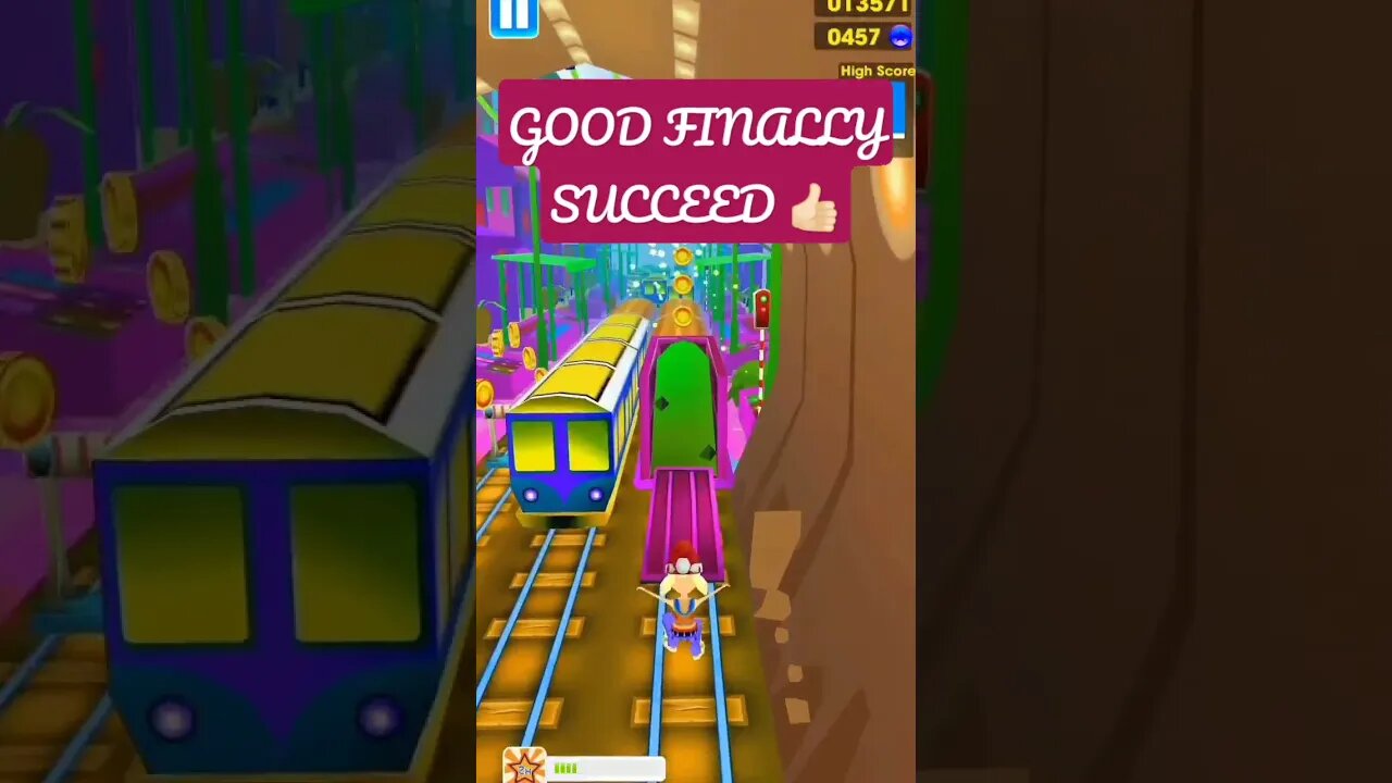 SUCCEED PLAY SUBWAY SURF 👍🏻