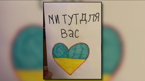 Yorkville students send messages to children in Ukraine