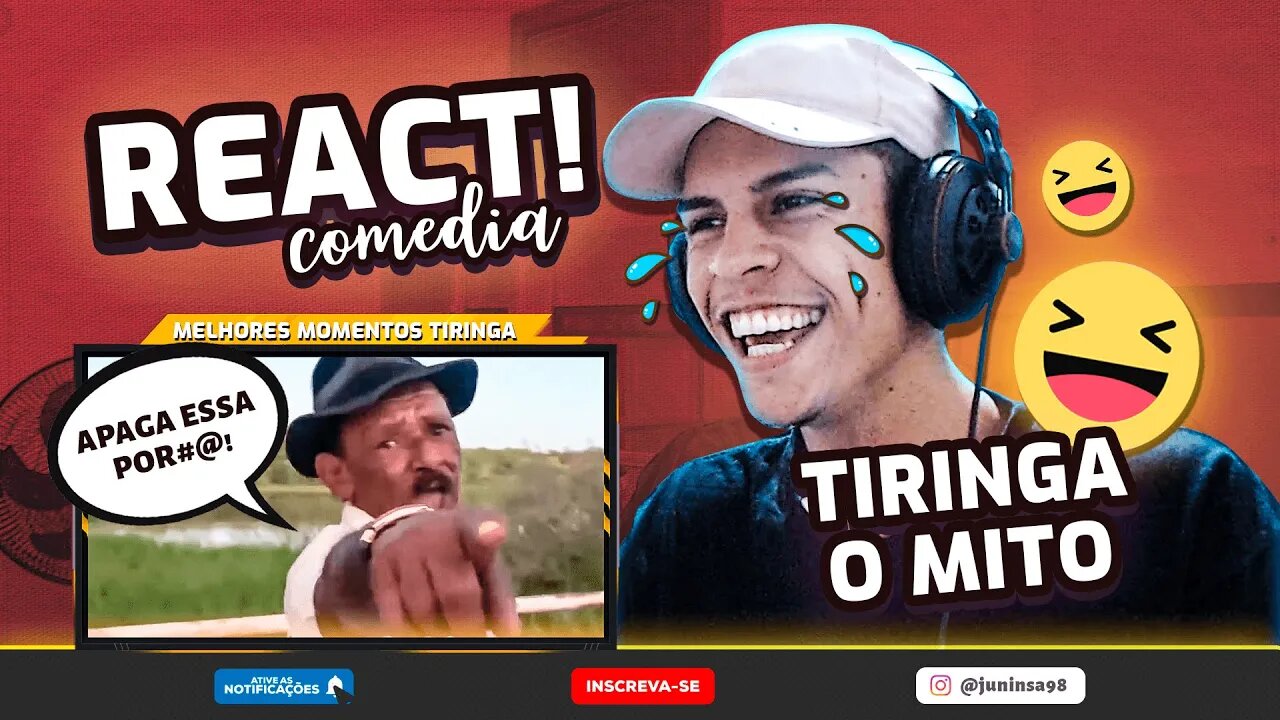 TIRINGA MELHORES MOMENTOS (IMPOSSÍVEL NÃO RIR) 😂 [React - Comédia]