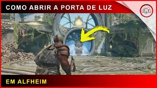 God of war, Como abrir a porta azul que não é porta | Super dica