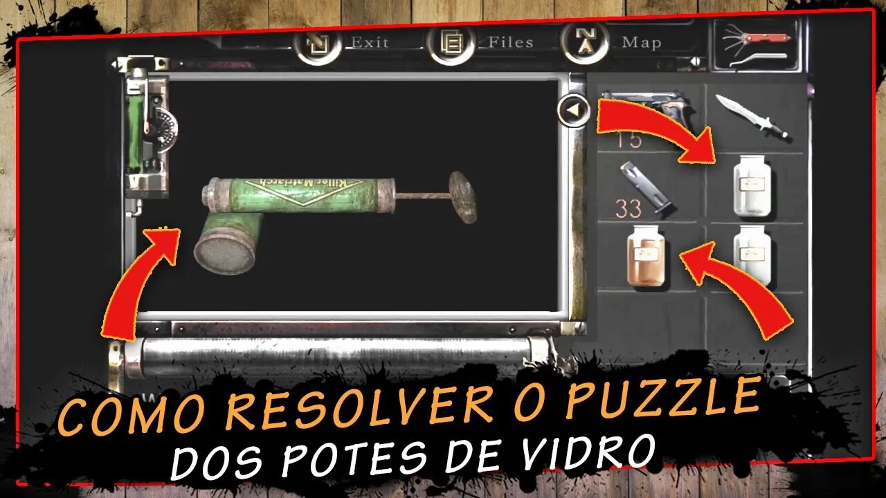 Resident Evil 1 Remastered, Como resolver o puzzle dos potes de vidro | SUPER DICA PT-BR