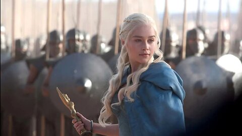 Game of Thrones Season 3 Daenerys Targaryen holds unsullied army