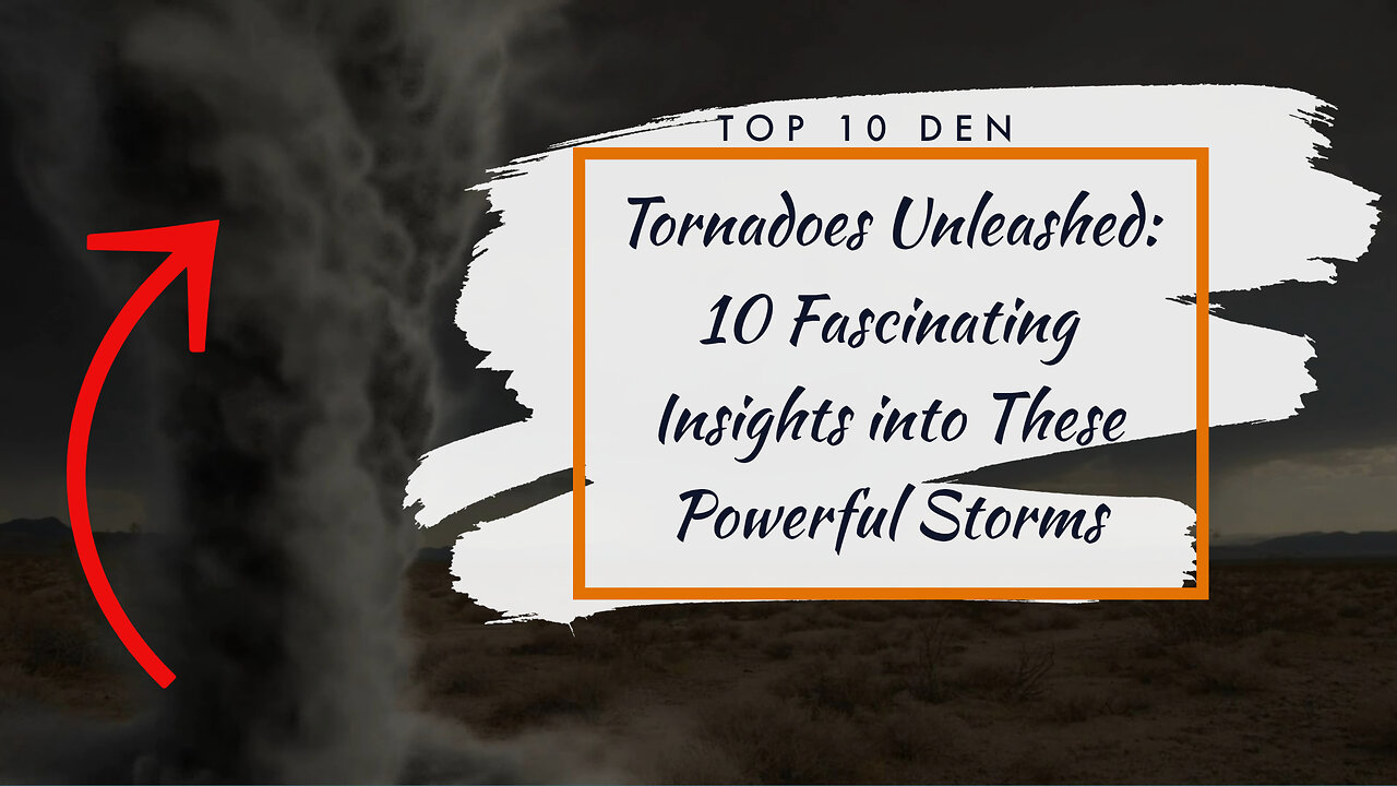 Tornadoes Unleashed: 10 Fascinating Insights into These Powerful Storms