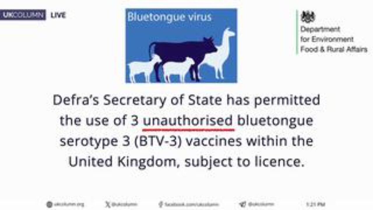 National Farmers' Union Approves Unauthorised Bluetongue Vaccine; Legal Histories from Nuremberg