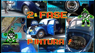 FUSCA MEGA MAN - FASE 2 - #PINTURA FAÇA NA SUA CASA - BUBBLE MAN