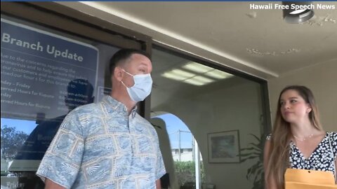 Bank of Hawaii Closes Account - due to Not Wearing a Mask