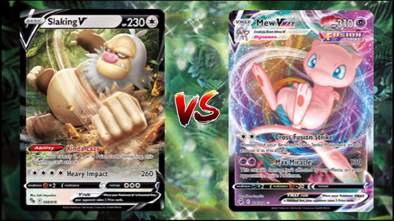 Pokemon TCG Online Slaking V Coalossal VS Fusion Strike Mew VMAX Genesect V!!