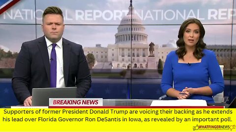 Supporters of former President Donald Trump are voicing their backing as he extends