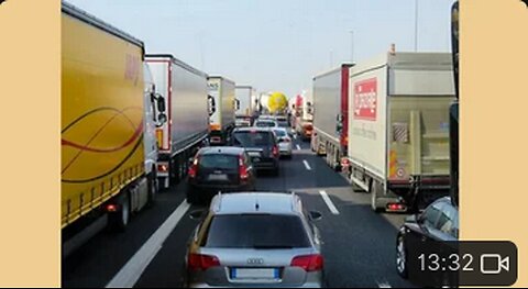 Millionen LKW auf der Kriegsdrehscheibe Bundesrepublik Deutschland! A24 im November 2024