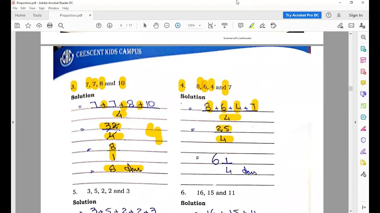 Math A Class IV 6 1 2021