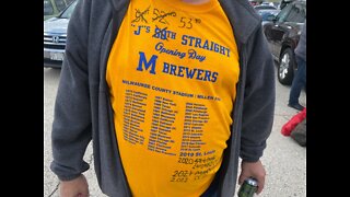 Brewers fan attends 53rd straight Opening Day