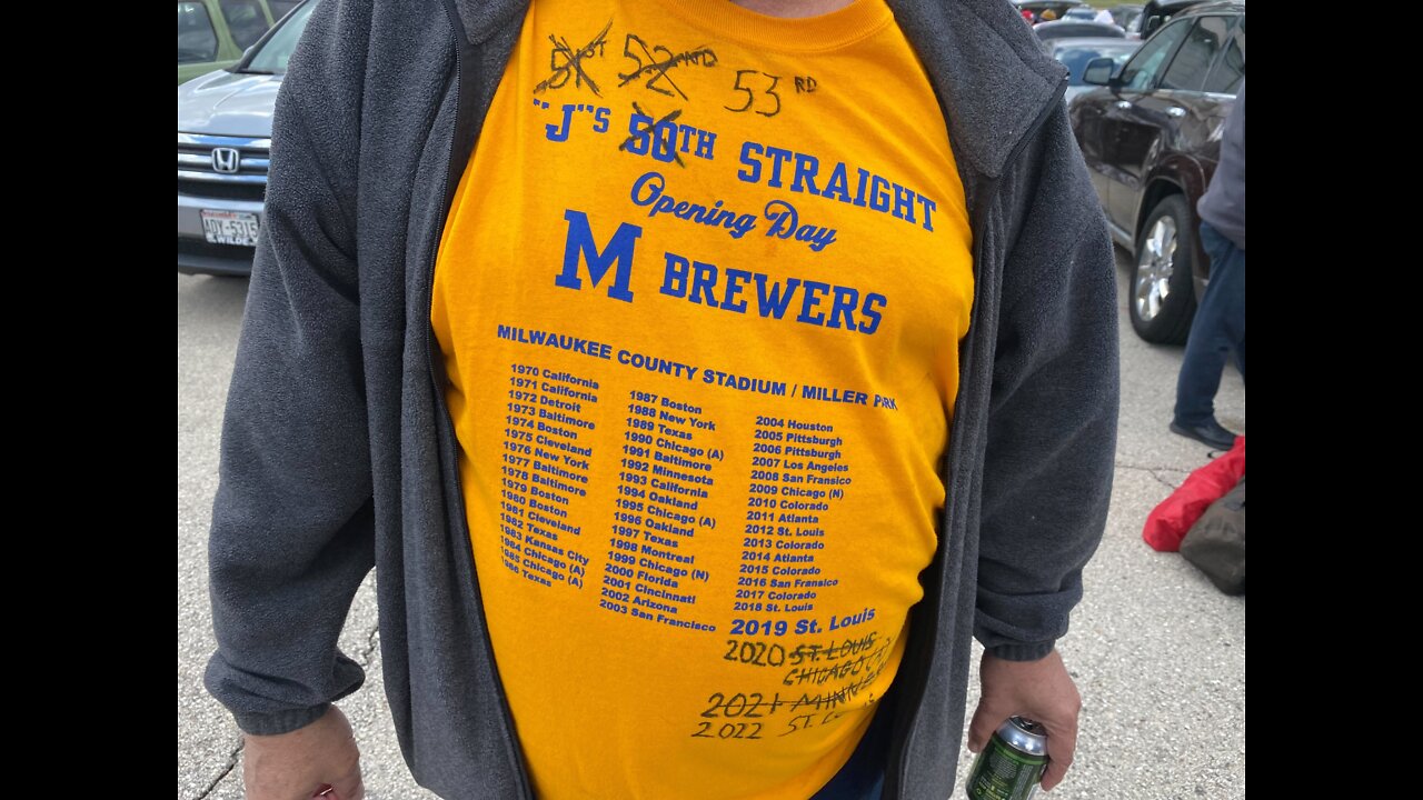 Brewers fan attends 53rd straight Opening Day