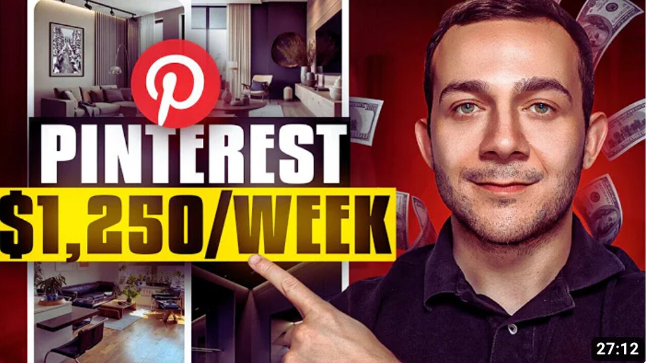 Make $1250+ Per Week with Pinterest Affiliate Marketing (Beginner Friendly)