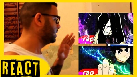 2 Reacts em 1 RAP DO OROCHIMARU e RAP DO ROCK LEE (NARUTO) // FORÇA DA MOTIVAÇÃO