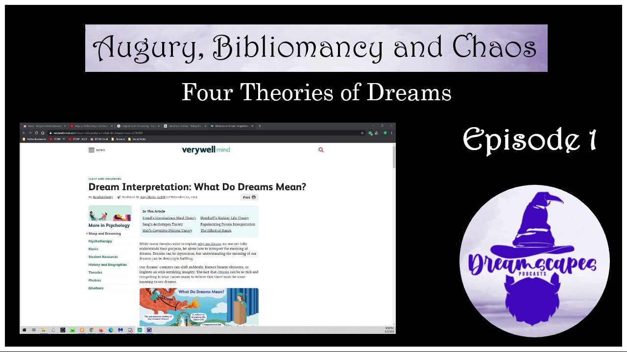 A.B.C. Ep 1: Four Theories of Dream Analysis