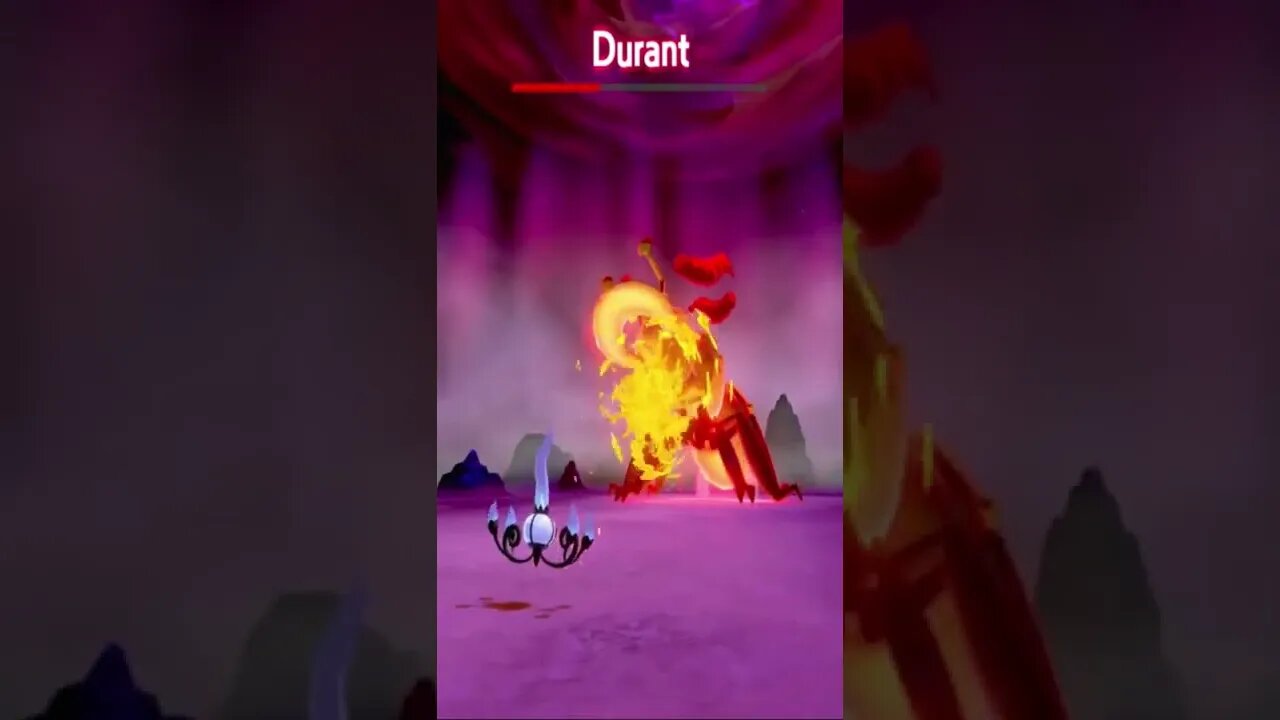 Pokémon Sword - Chandelure Used Flamethrower!