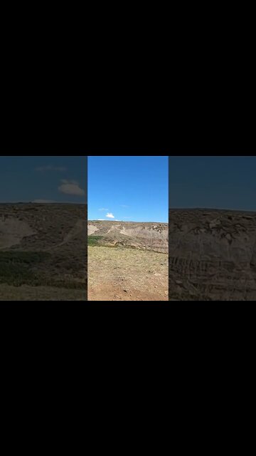 Hiking in the Bad Lands.