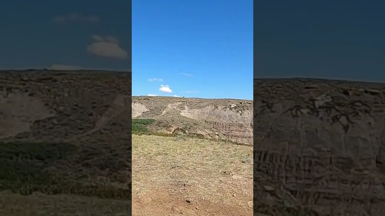 Hiking in the Bad Lands.