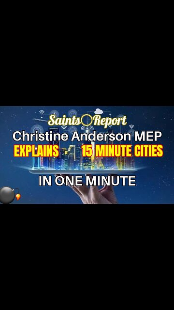 2726. ⚠️15 Minute Cities | WARNING | GLOBALIST AGENDA ⚠️
